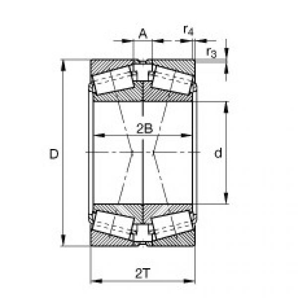 roulements 32038-X-XL-DF-A120-150 FAG #1 image