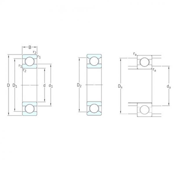 roulements 61800 SKF #1 image