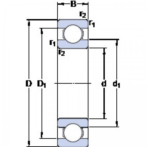 roulements 6052 SKF #1 image