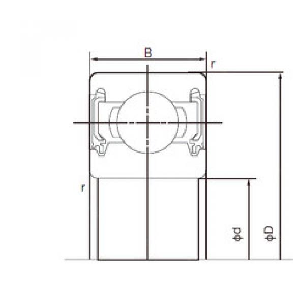 roulements 6305-2NKE9 NACHI #1 image