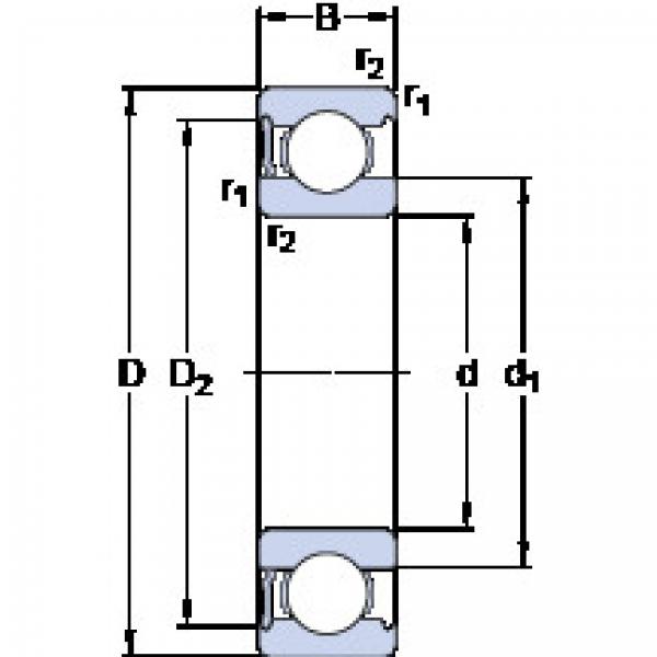 roulements 6322-RS1 SKF #1 image