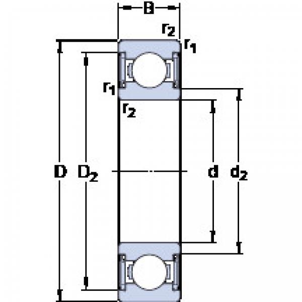 roulements W 6208-2RS1 SKF #1 image