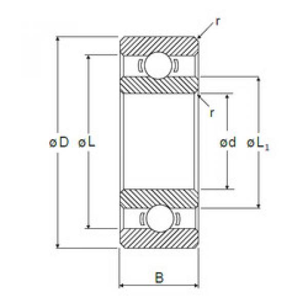 roulements L-520W52 NMB #1 image