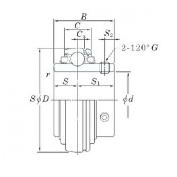 roulements UC215-47L3 KOYO #1 image