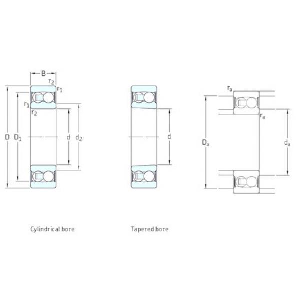 roulements 2306E-2RS1TN9 SKF #1 image