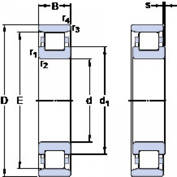 roulements N 213 ECP SKF #1 image