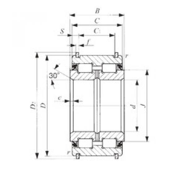 roulements NAS 5012UUNR IKO #1 image