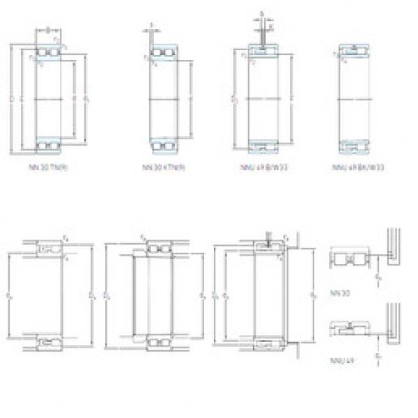 roulements NN 3016 TN/SP SKF #1 image