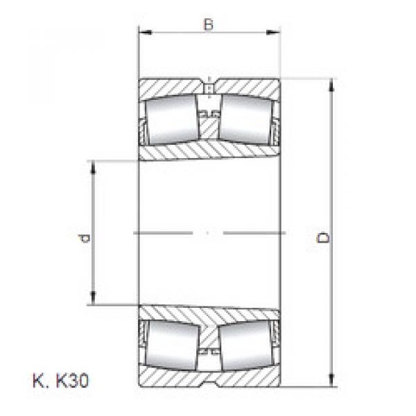 roulements 23072 KW33 ISO #1 image