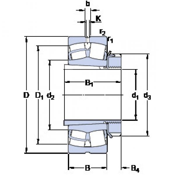 roulements 22214 EK + H 314 SKF #1 image