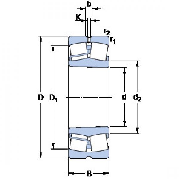 roulements 21317 EK SKF #1 image