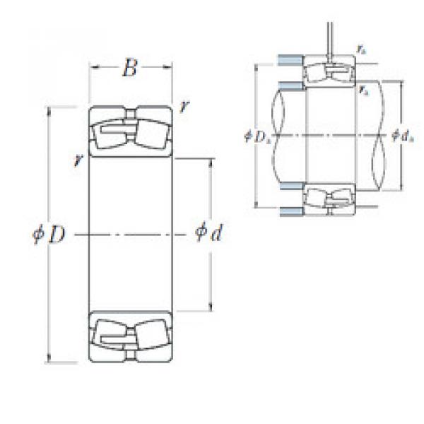 roulements 23968CAE4 NSK #1 image