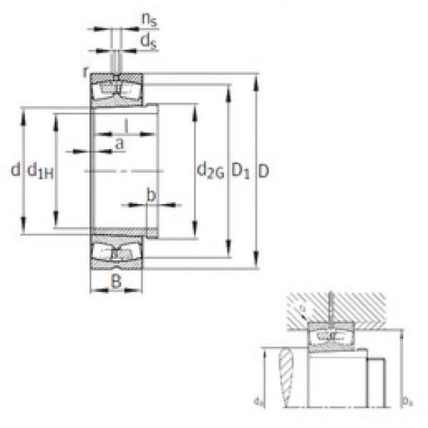 roulements 24052-B-K30-MB+AH24052 FAG #1 image