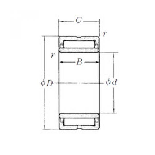 roulements NA4980 NSK #1 image