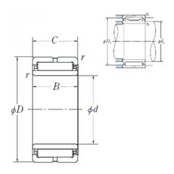 roulements NA4910 NSK #1 image