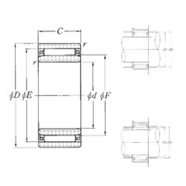 roulements NAO-12×28×12 NTN #1 image