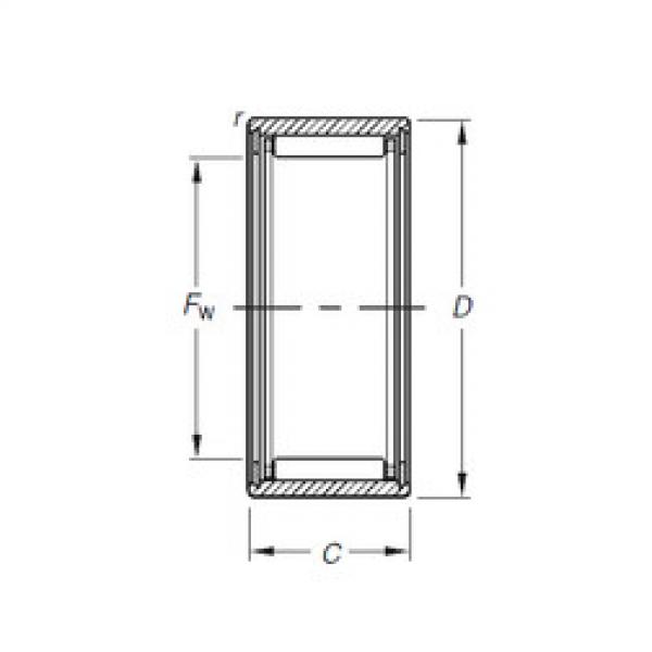 roulements NK8/16 Timken #1 image