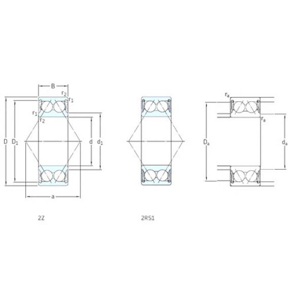 roulements E2.3312A-2Z SKF #1 image