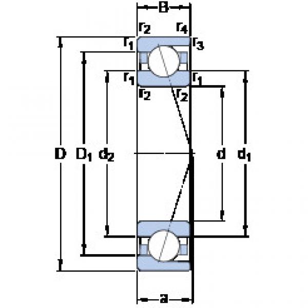 roulements 7003 ACD/HCP4A SKF #1 image