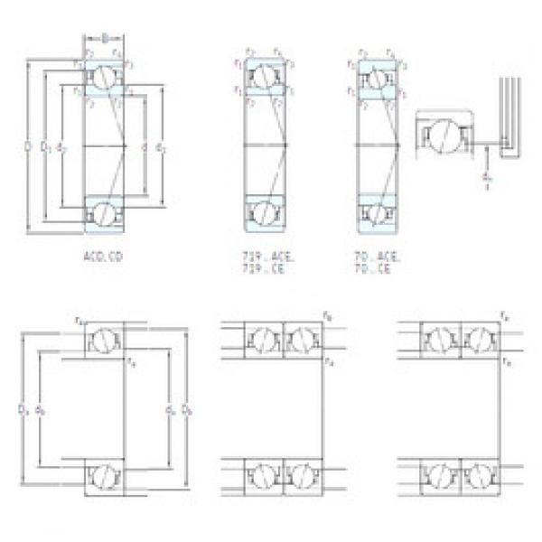 roulements 71821 ACD/P4 SKF #1 image