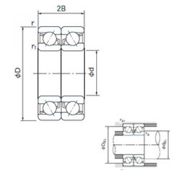 roulements 7010CDB NACHI #1 image