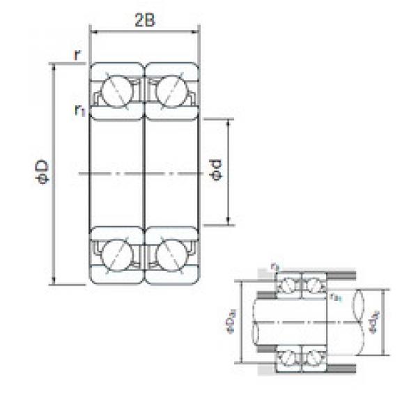 roulements 7006CDF NACHI #1 image