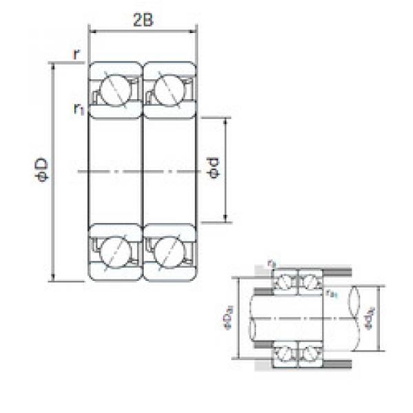 roulements 7205DT NACHI #1 image