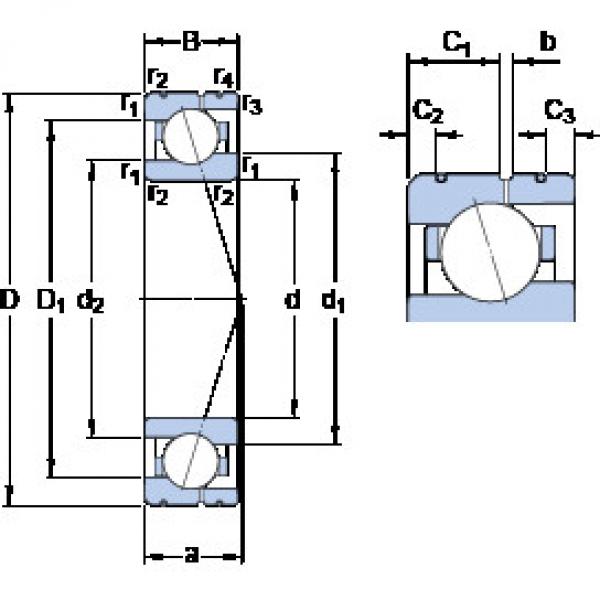 roulements 71906 CE/HCP4AL SKF #1 image