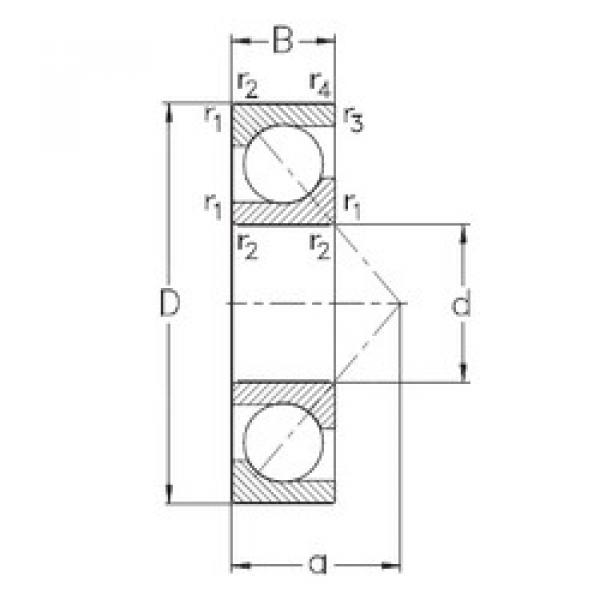 roulements 7307-BECB-MP NKE #1 image