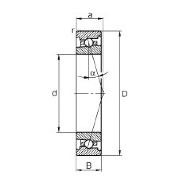 roulements HS71917-C-T-P4S FAG #1 image