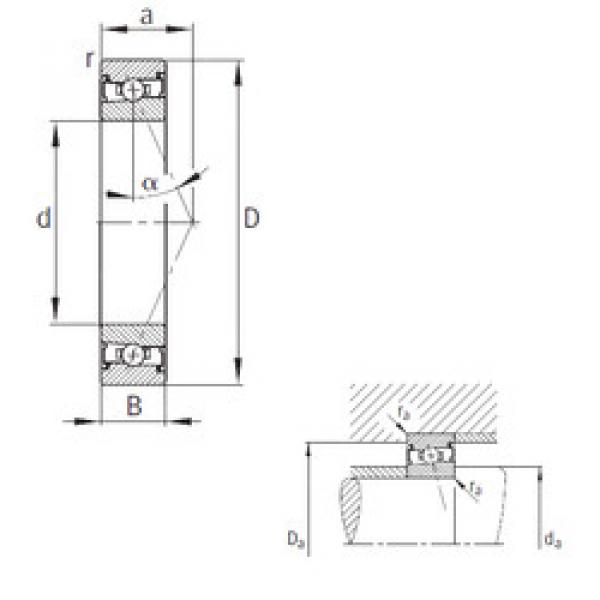 roulements HSS71901-E-T-P4S FAG #1 image