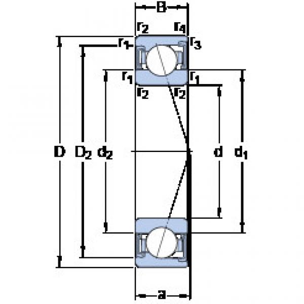 roulements S7013 CD/HCP4A SKF #1 image