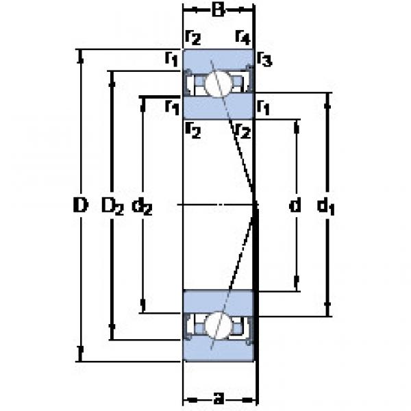 roulements S7016 ACB/HCP4A SKF #1 image