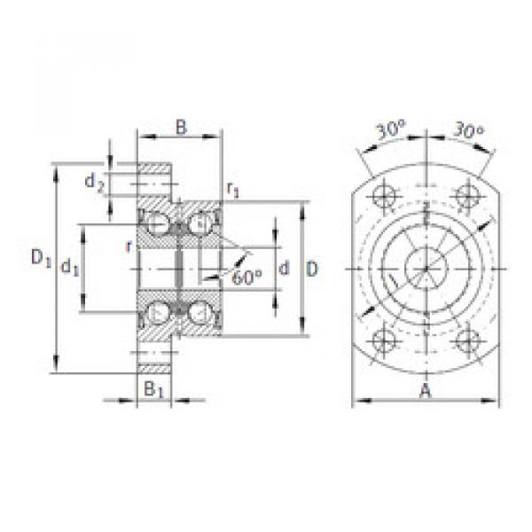 roulements ZKLFA1263-2RS INA #1 image