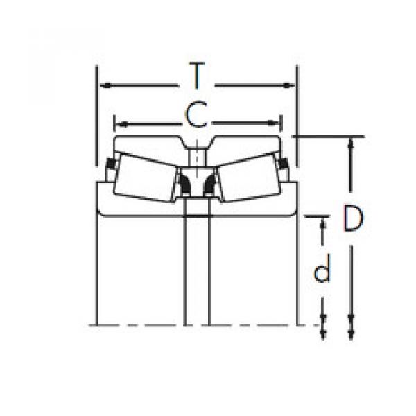 roulements 26100/26284D Timken #1 image