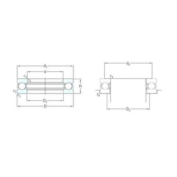 roulements 51206 SKF #1 image