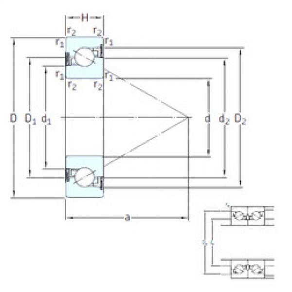 roulements BSD 3572 CG-2RZ SKF #1 image