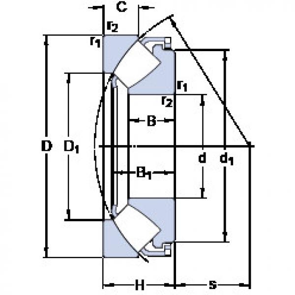 roulements 29417 E SKF #1 image