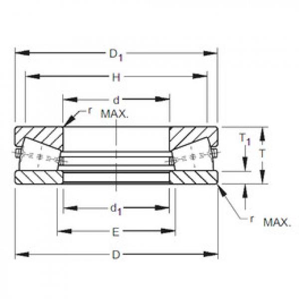 roulements H-2054-G Timken #1 image