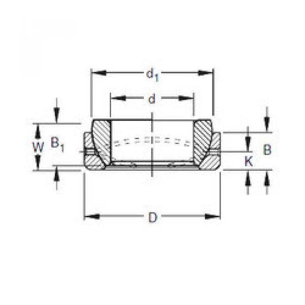 roulements 27SBT44 Timken #1 image