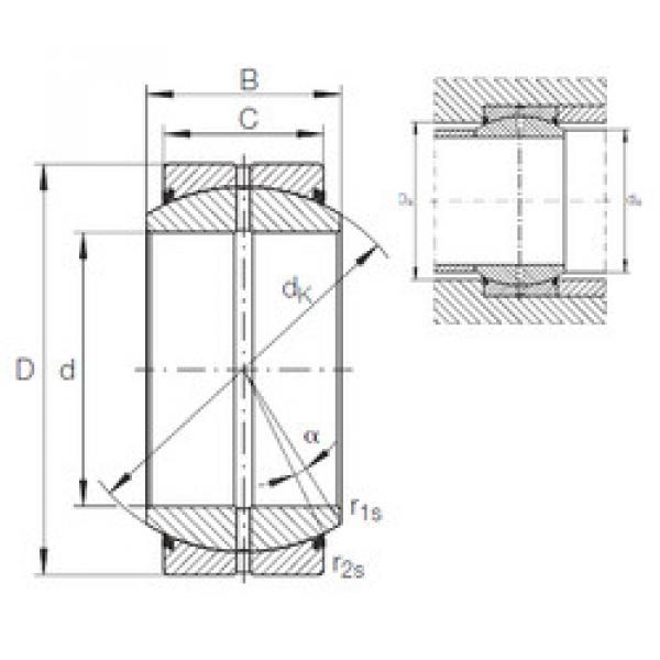 roulements GE 20 DO-2RS INA #1 image