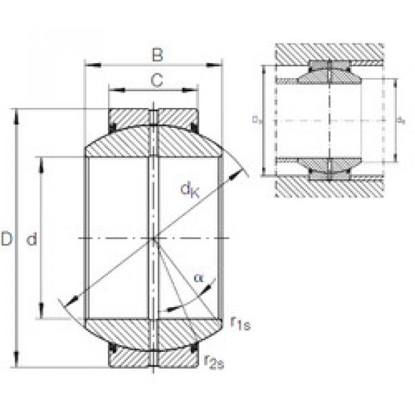 roulements GE 17 FO-2RS INA #1 image