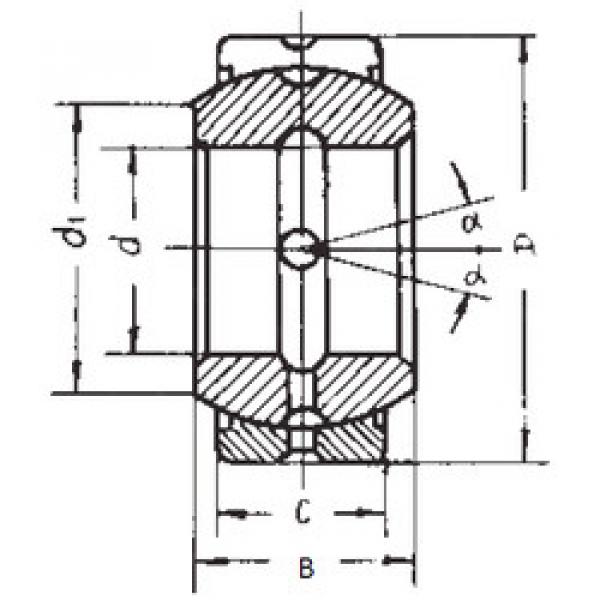 roulements GEZ95ES-2RS FBJ #1 image