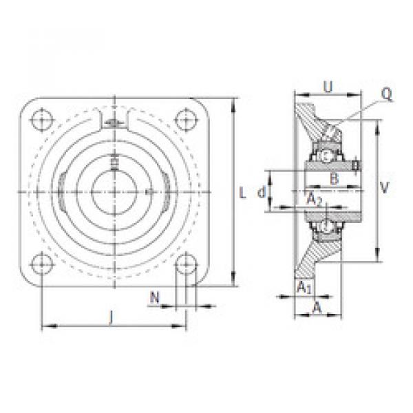 roulements RCJY45-JIS INA #1 image