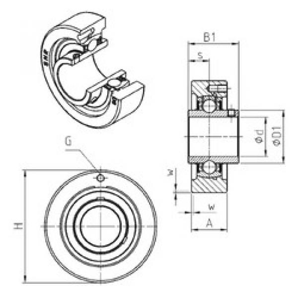 roulements UCC202 SNR #1 image