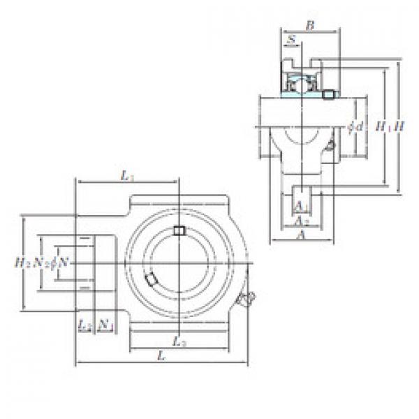 roulements UCTX12E KOYO #1 image