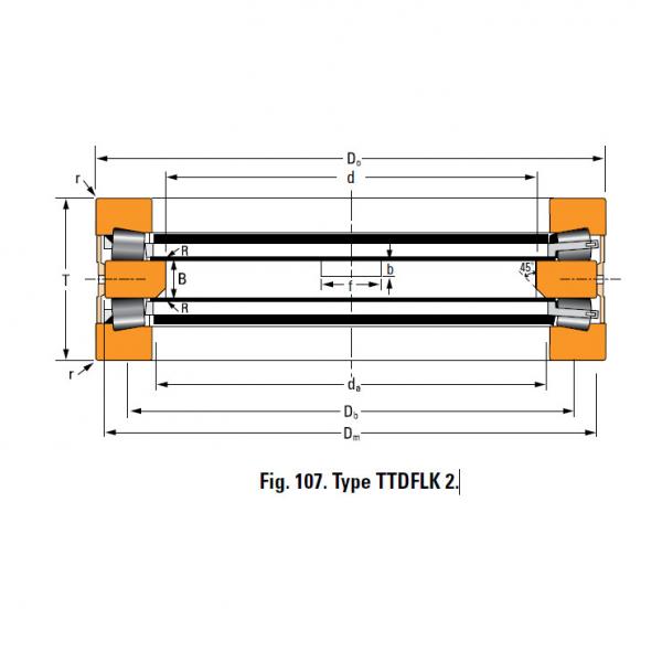 Bearing T10400F Thrust Race Double #4 image