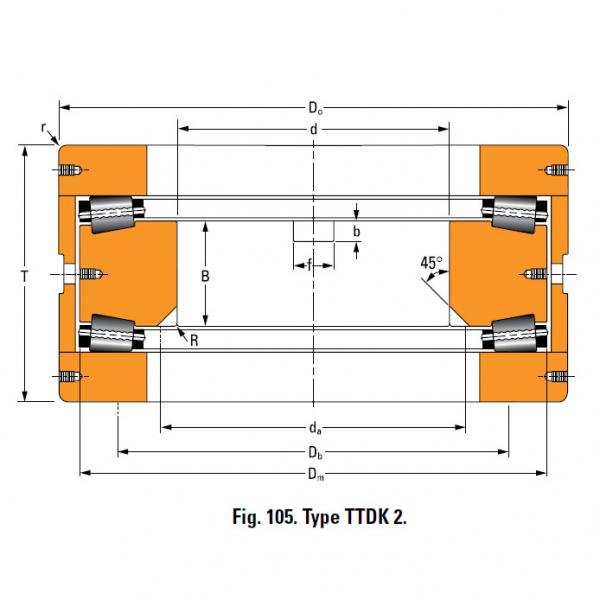 Bearing T10400 Thrust Race Single #5 image