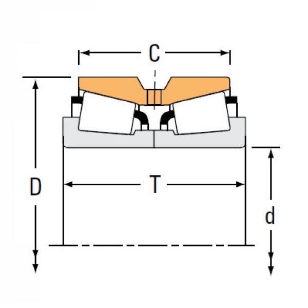 Bearing HM252349NA HM252315CD #1 image