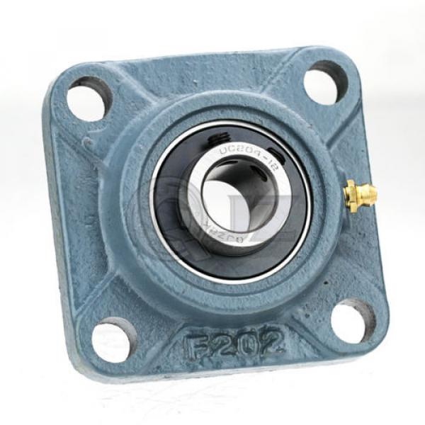 25 mm Square Flange Units Cast Iron UCF205 Mounted Bearing UC205+F205 New QTY:1 #1 image